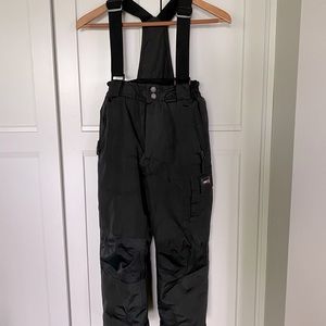 Snow pants, black, kids Small